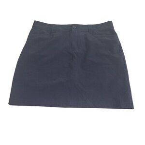 Eddie Bauer Womens Adventurer 2.0 Skort Size 8 Navy Blue pockets 2539